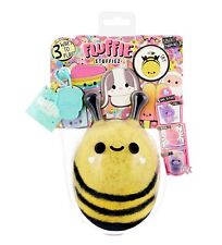 Fluffie Stuffiez Bee Small Collectible Feature Plush - Surprise Reveal Unboxing 