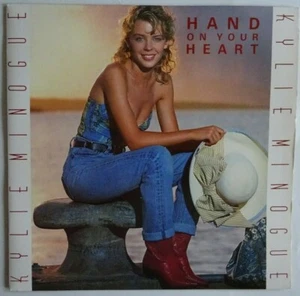 KYLIE MINOGUE - HAND ON YOUR HEART 1989 7" VINYL SINGLE. PWL 35. - Bild 1 von 4