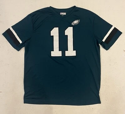 Футболка мужская NFL Wentz No11 Philadelphia Eagles бирюзово-зеленая размер XL - Изображение 1 из 4