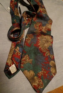 Mens Neck Tie Gant Floral Print 100% Silk 3.75x58 made in USA - Picture 1 of 1