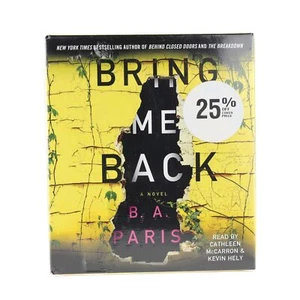 Bring Me Back : A Novel by B. A. Paris (Audiobook CD, Unabridged) - Picture 1 of 2