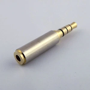 1pc 3.5mm 1/8" Male Plug to 2.5mm Female Audio Video Adapter Converter Connector - Picture 1 of 7