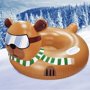 "Trineo de nieve inflable de invierno tubo de nieve oso gigante Turnmeon 51"" para niños y adultos" - Imagen 1 de 9