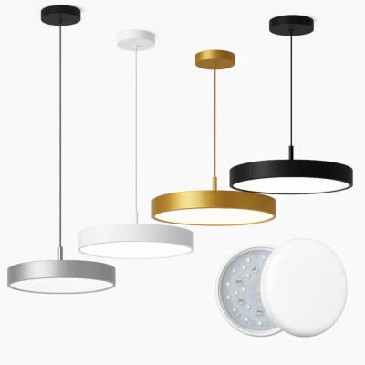 Lampadario a Sospensione Cerchio LED 40W Design Circolina IP20 Cucina Salotto - Immagine 1 di 4