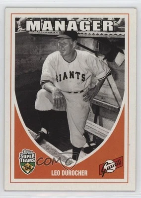 2002 Topps Super Teams Leo Durocher #1 HOF - Image 1 of 2