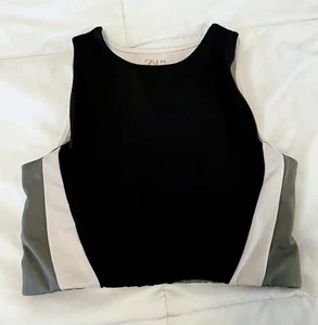 Zara Girls Workout Sports Bra Cut Out Back Crop Tank Top Size Kids 9-10 - Picture 1 of 11
