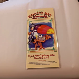 Original Montego Bay Menu From Panama City Beach Fla 1990's Laminated - Picture 1 of 11