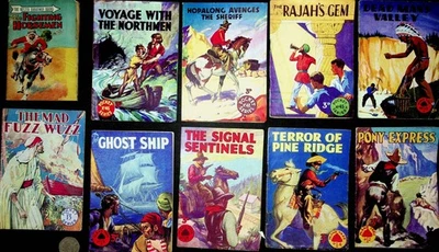 10 x miniature books WWII for children in bomb shelters wartime home front rare - Image 1 of 4