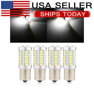 4x 1156 BA15S 33SMD LED Bombilla Interior Freno Trasero Señal de Giro Inverso C - Imagen 1 de 9