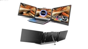 Kefeya S2 Triple Screen Laptop Extender 14" 1080P FHD 13"-17.3” Laptops - Picture 1 of 6