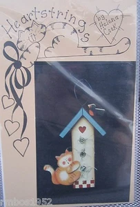 Heartstrings de Helena Cook patrón no permitido gatos @1994 NUEVO gato gatito - Imagen 1 de 1