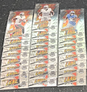 25 Card Complete Set - 2023 Panini Mosaic Insert Thunder Lane Harris Ackers Hall - Picture 1 of 1