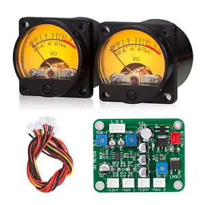 2-PACK VU Meter DB Panel Sound Level Display & Driver Board for DIY Amplifier - Picture 1 of 12