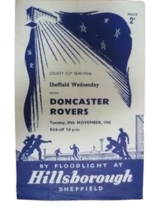 1960 Sheffield Wednesday gegen Doncaster Rovers, 29. November County Cup Halbfinale - Bild 1 von 2