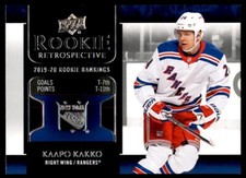 Kaapo Kakko 2020-21 Upper Deck Rookie Retrospective #RR-4 New York Rangers
