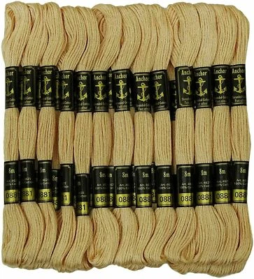 Anchor Threads Stranded Cotton Thread Cross Stitch Hand Embroidery Floss Beige - Image 1 of 4
