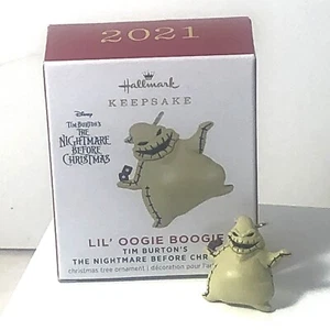 Hallmark Lil' Oogie Boogie Incubo prima di Natale Miniatura 2021 Disney - Foto 1 di 6