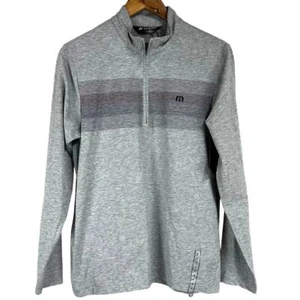 Travis Mathew Tequila Sunrise Golf Jacket 1/2 Zip Gray Purple Men's Small NWT - Picture 1 of 10