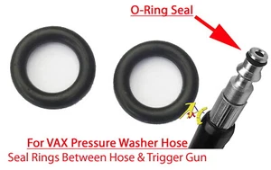 VAX Pressure Washer Quick Release Hose Male End O-Ring Rubber Seals (2 Seals - Picture 1 of 1