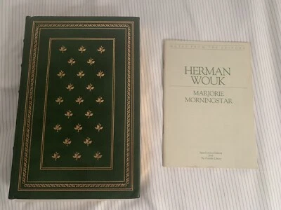 MARJORIE MORNINGSTAR by Herman Wouk 1981 Franklin Library Signed 60 Series Foto 1 de 4