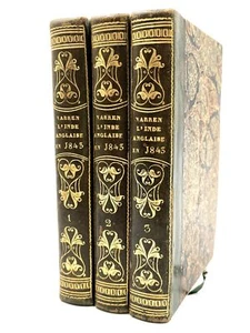 WARREN L'Inde anglaise en 1843 EDITION ORIGINALE Relié 1844 - Picture 1 of 1