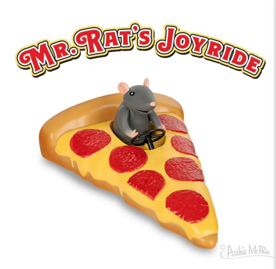 MR. RAT’S JOYRIDE 5.5'' Pizza Pull-Back Car - Image 1 of 1
