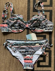 NEU: BÜGEL BIKINI ZAUBERHAFTE ETHNOPRINTS 36 E SUNSEEKER schwarz bunt *42996528 - Picture 1 of 6