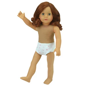 Sophia’s Undressed 18'' Soft Bodied Auburn Doll "Carly" with Blue Eyes - Picture 1 of 5