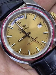 TUDOR CLASSIC DATE DAY M23013 MEN'S WATCH AUTOMATIC 41MM WITHOUT BEZEL - Picture 1 of 9