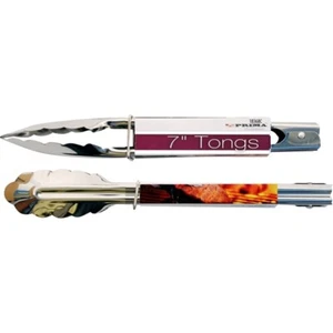 Pinzas de cocina 2x acero inoxidable 7" ensalada cocina barbacoa comida utensilio pinza - Imagen 1 de 6
