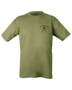 Kombat UK Royal Gurkha Rifles T-shirt - Olive Green Military Army Style - Picture 1 of 7