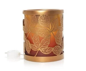 Yankee Candle Scenterpiece Amber Leaf w/ LED and Timer Meltcup Warmer NIB - Picture 1 of 6