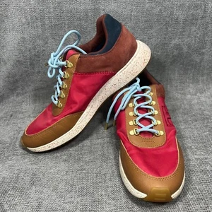 Toms Arroyo Zapatos Mujer 10 Tenis Gamuza Nailon Impermeables Viaje Poinsettia Rojo - Imagen 1 de 11