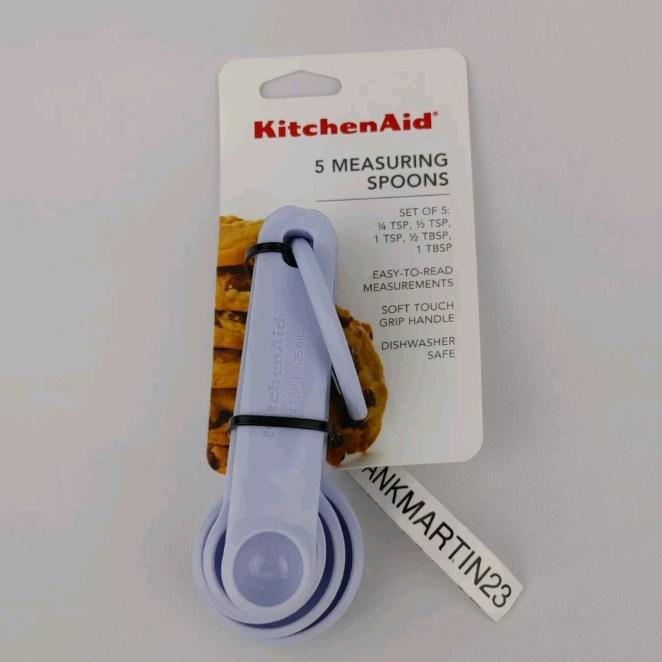KitchenAid Measuring Spoons Set Lavender Purple Baking Utensil Model KQ057OHLVA