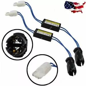 Error Free Load T10 168 CANbus Adapters Resistor LED Decoders Canceller Wiring - Bild 1 von 5