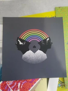 Eelus - Anti-Social Network 2017 limited Edition of 230 print rainbow love men - Picture 1 of 4
