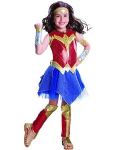 Wonder Woman - Superhero - Deluxe Costume - Girls Large 12-14 - Picture 1 of 1