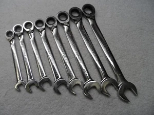 Craftsman MM Reversible Ratcheting Wrench Set, made in USA, 8 pcs (up to 19mm) - Picture 1 of 15