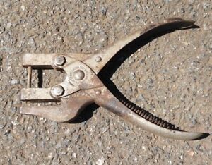 Rare W. Schollhorn Punch Pliers Made in USA