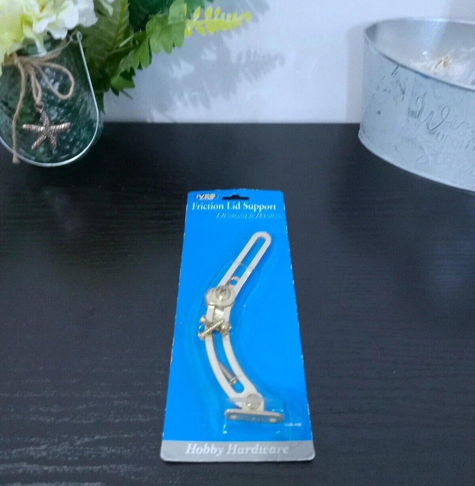 Ives By Schlage Steel Brass Friction Lid/Door Support 70° Angle Left Side  - Image 1 of 4