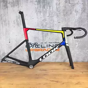 Low Mile! Look 795 Blade 2 RS Iconic Mondrian XL Carbon Disc Brake Frameset 700c - Picture 1 of 17