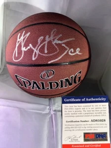 George Gervin Hand Signed NBA Basketball San Antonio Spurs Ice HOF PSA/DNA - Picture 1 of 3
