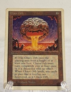 Chaos Orb - Unlimited Edition Reserved List Card MTG Magic The Gathering