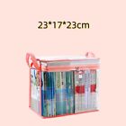 Zipper Collapsible Pouch Stackable Clear Pouch Collection Container  Student