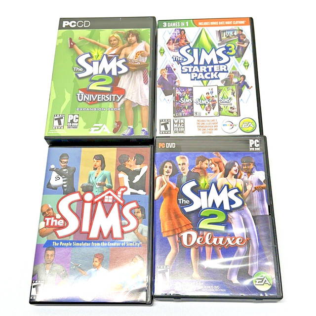 Pc Dvd The Sims 2 Dose Dupla 3 Jogos Duplo Excelente Estado