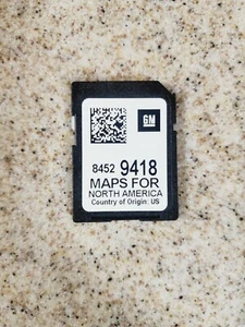 2018-2020 CHEVY EQUINOX/GMC TERRAIN NAVIGATION SD CARD 8452 9418 FACTORY GM OEM - Foto 1 di 2