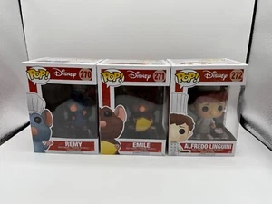 Funko Pop Disney Ratatouille Remy, Emile & Alfredo Set of 3 Vinyl Figures *New - Picture 1 of 24