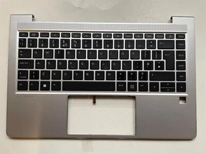 Para HP Probook 640 G8 M48792-031 Reposamuñecas Teclado UK Inglés Con Pegatinas - Imagen 1 de 3