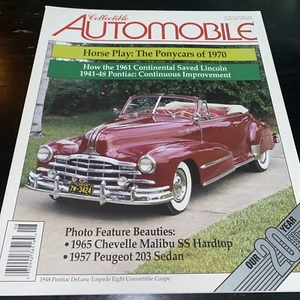 Collectible Automobile Magazine August 2003 1948 Pontiac Deluxe Torpedo Eight - Picture 1 of 5