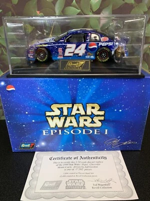 ЛИТАЯ МОДЕЛЬ REVELL ДЖЕФФ ГОРДОН NO24 1999 STAR WARS/PEPSI ЭПИЗОД 1 MONTE CARLO 1:24 - Изображение 1 из 4